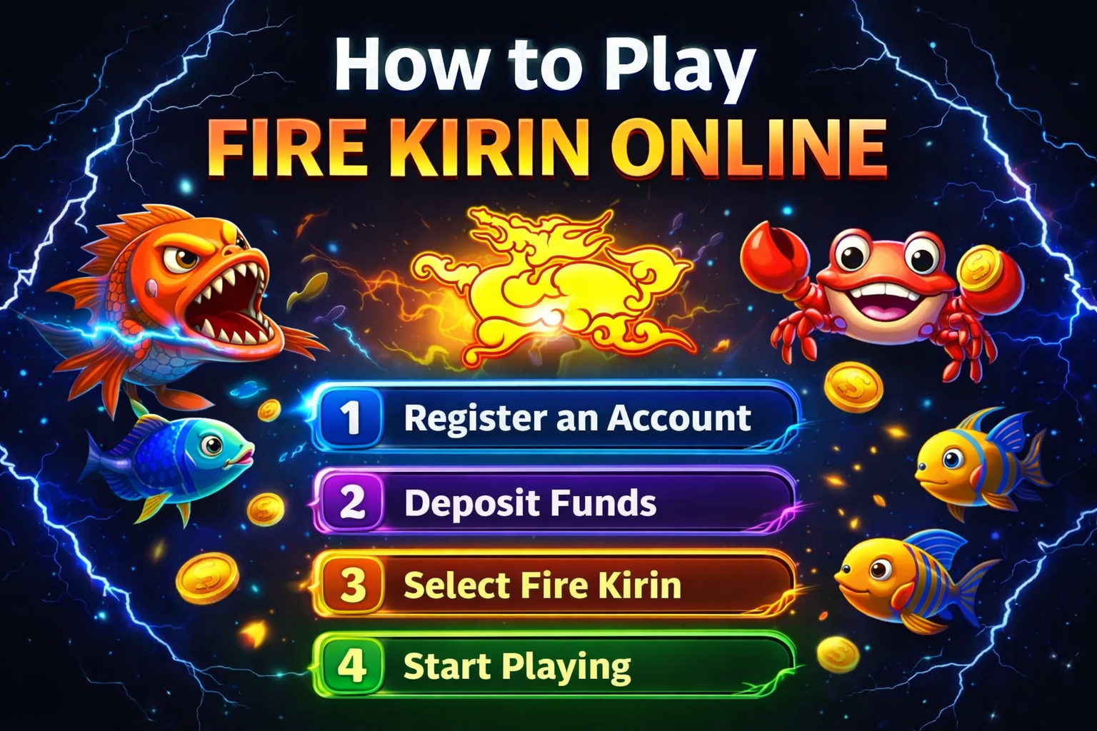How to Play Fire Kirin Online